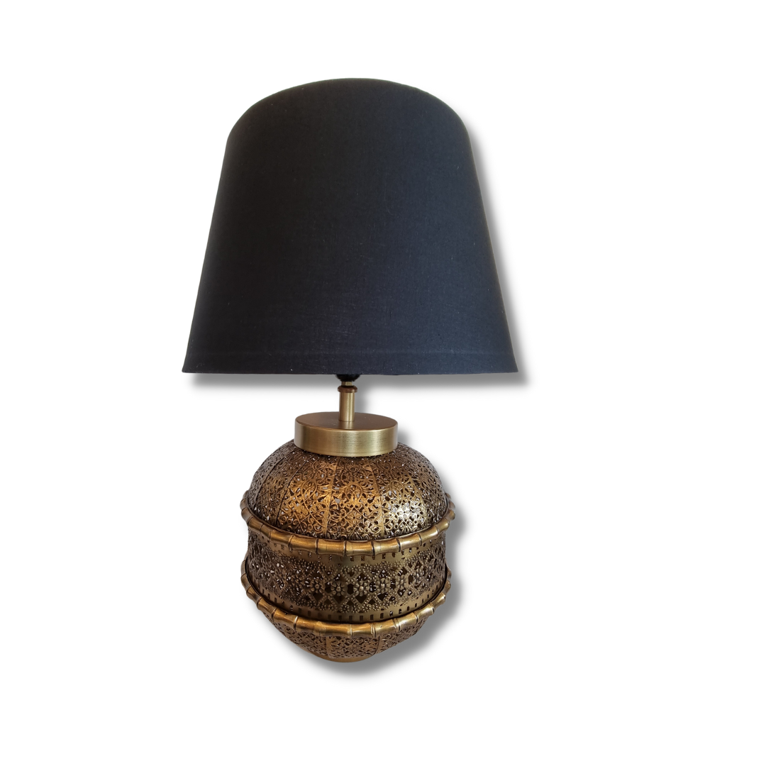 olive green drum lampshade