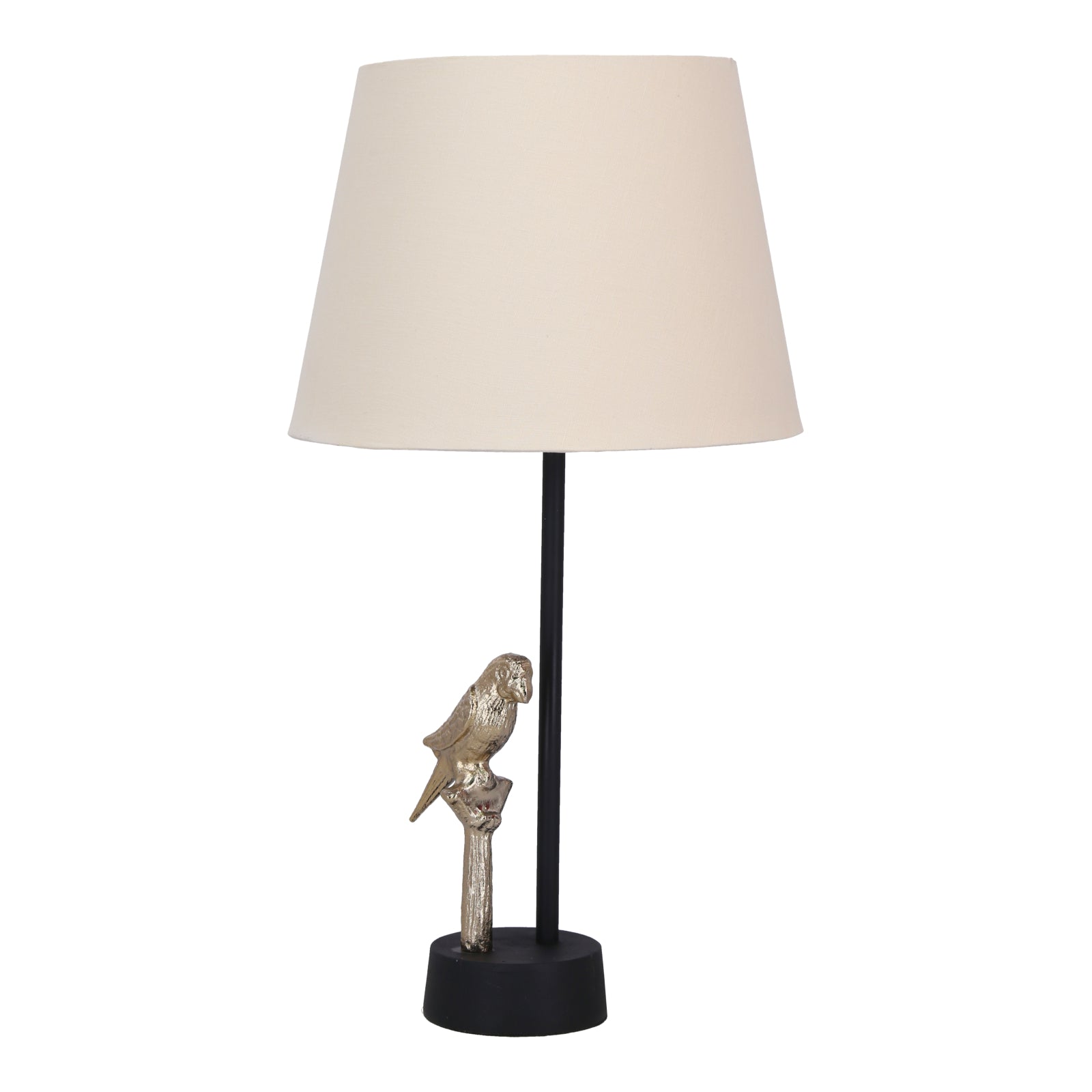 small metal table lamp