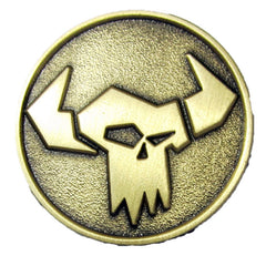 warhammer 40k games workshop warhammer world ork pin badge