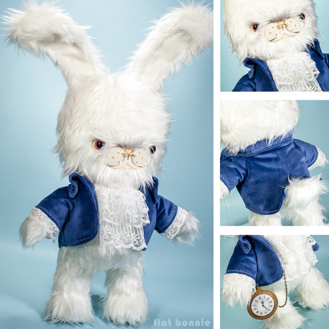 Alice Through The Looking Glass Live Action Plush, White Rabbit Baby 