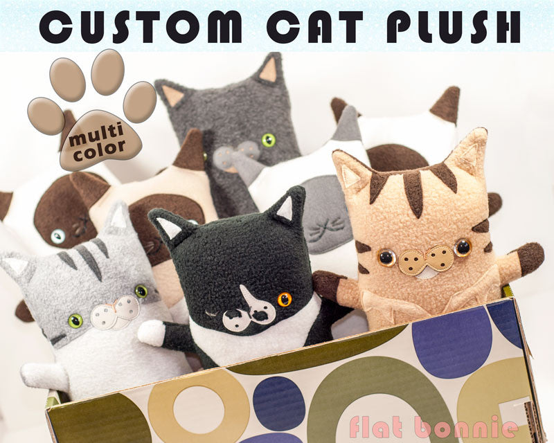 custom cat plush