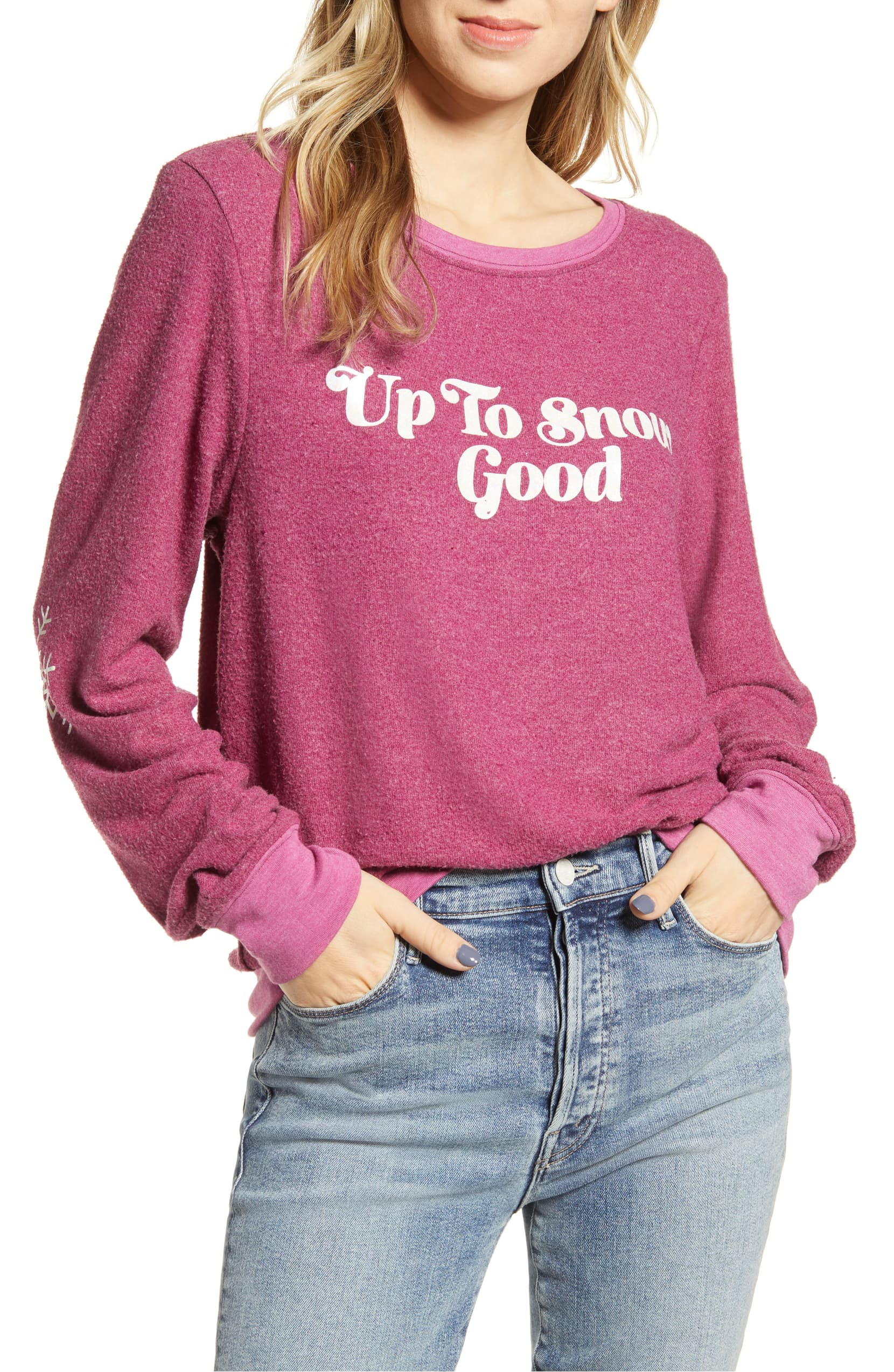 wildfox pink sweatshirt