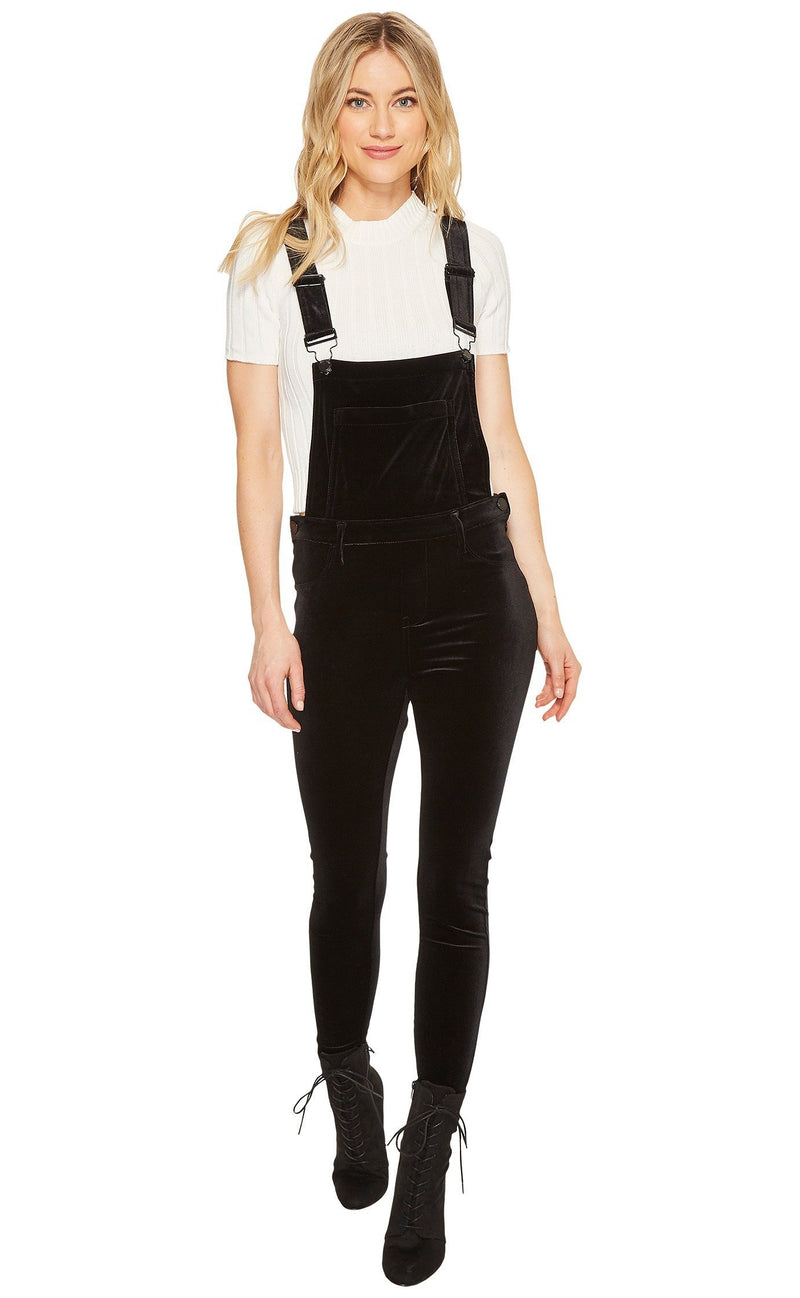 Blank NYC New Black Velour Overalls – Bliss Bandits