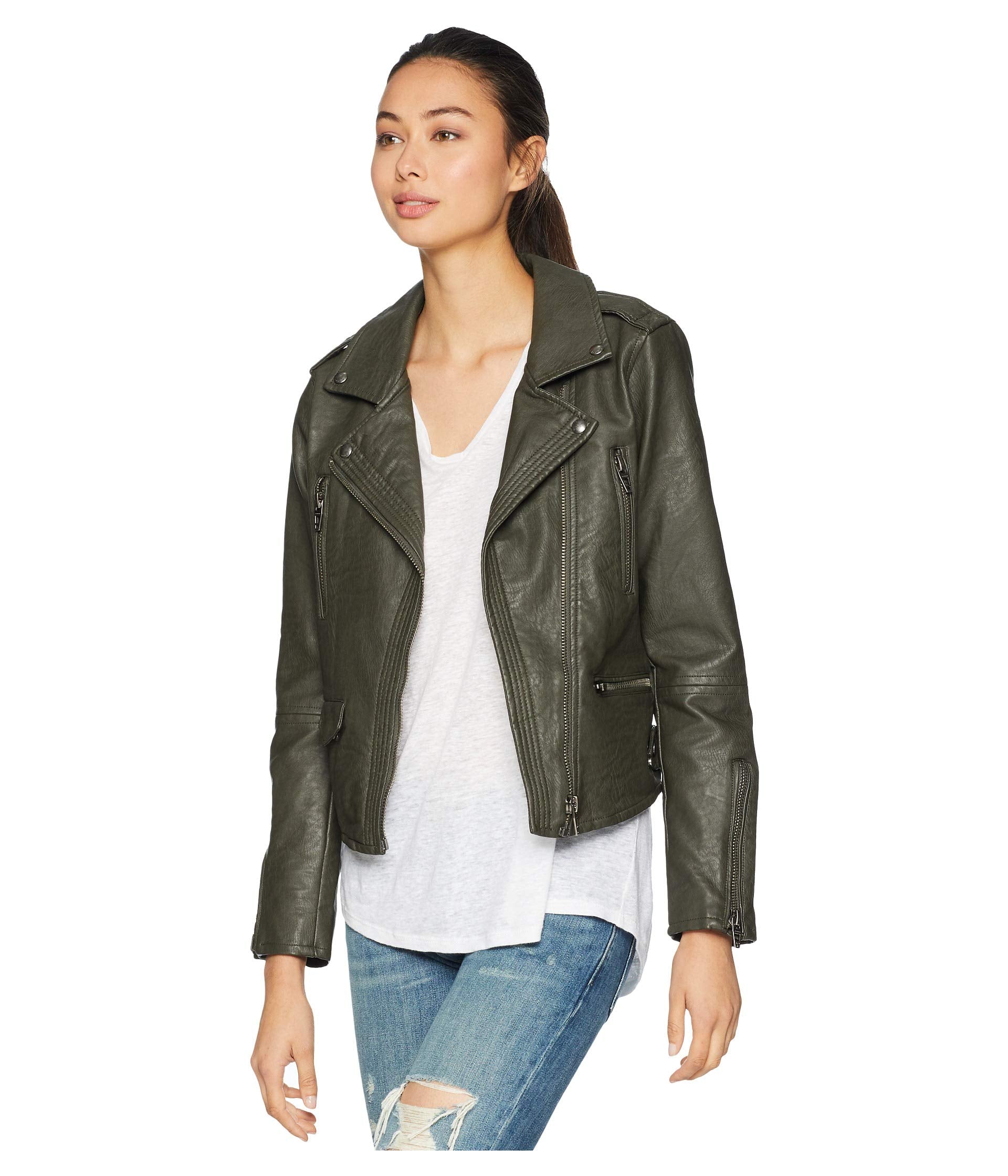 Blank NYC Merry Jane Vegan Leather Moto Jacket – Bliss Bandits