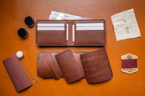 Be The Maker: Bifold Wallet Premium DIY Leathercraft kit fro J.H.Leather
