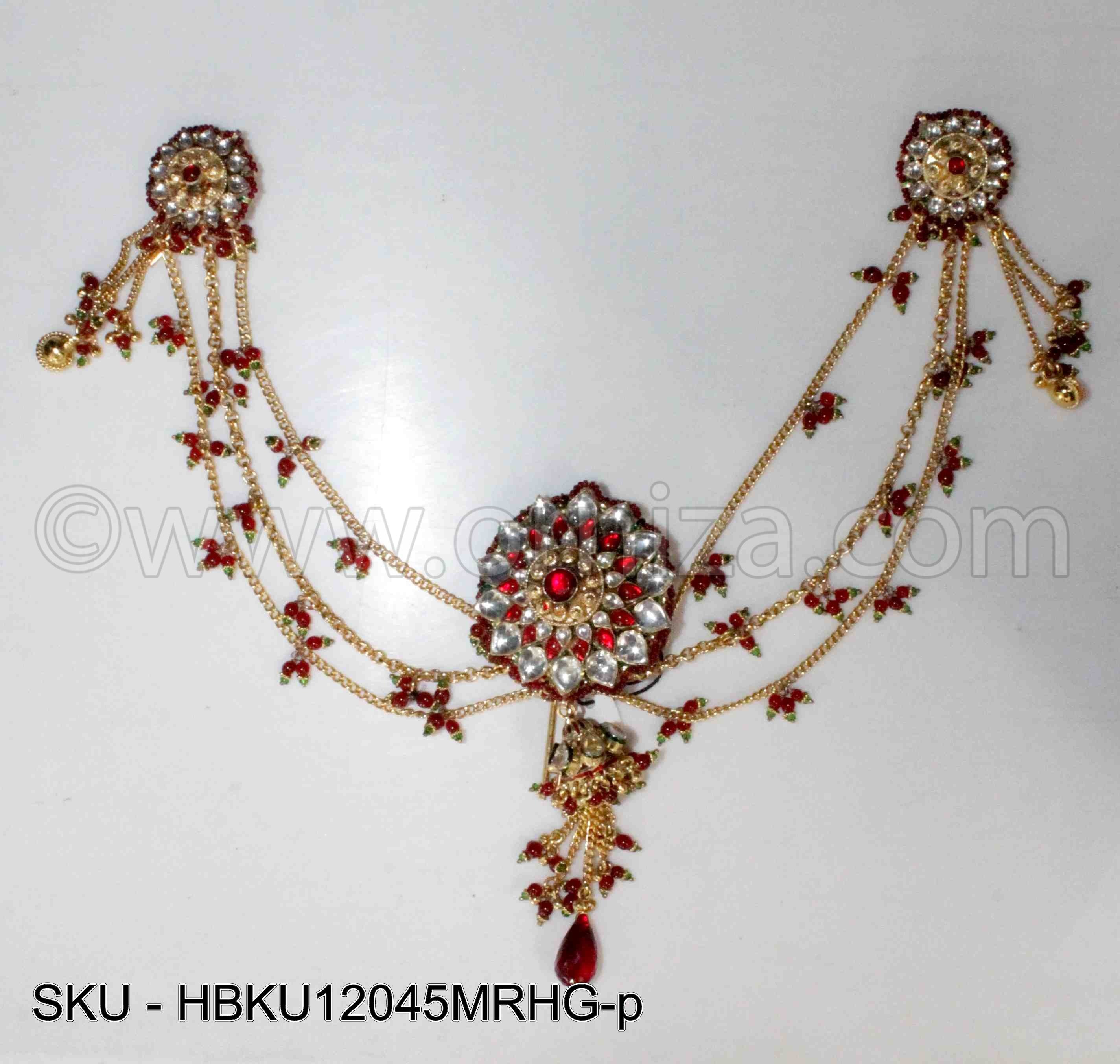 Buy Antique Ambada Hair Brooch With Gold Plating 210492  Kanhai Jewels