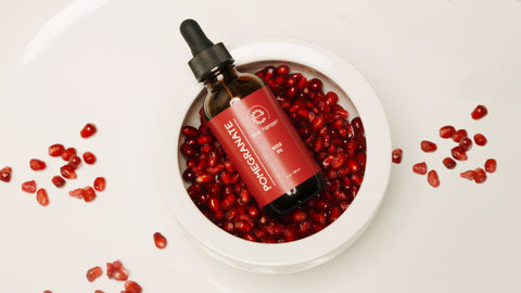 pomegranate seed oil pomegranate oil for dry skin oil for hair oil hair treatment nail treatment DIY essential oils