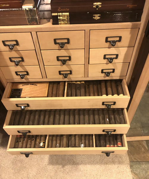 Tower Olde English Display Humidor Cabinet