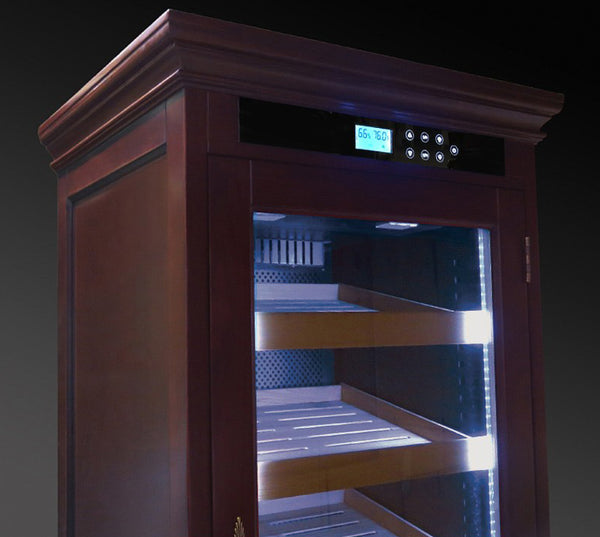 The Remington Electronic Humidor Cabinet Digital Control Panel