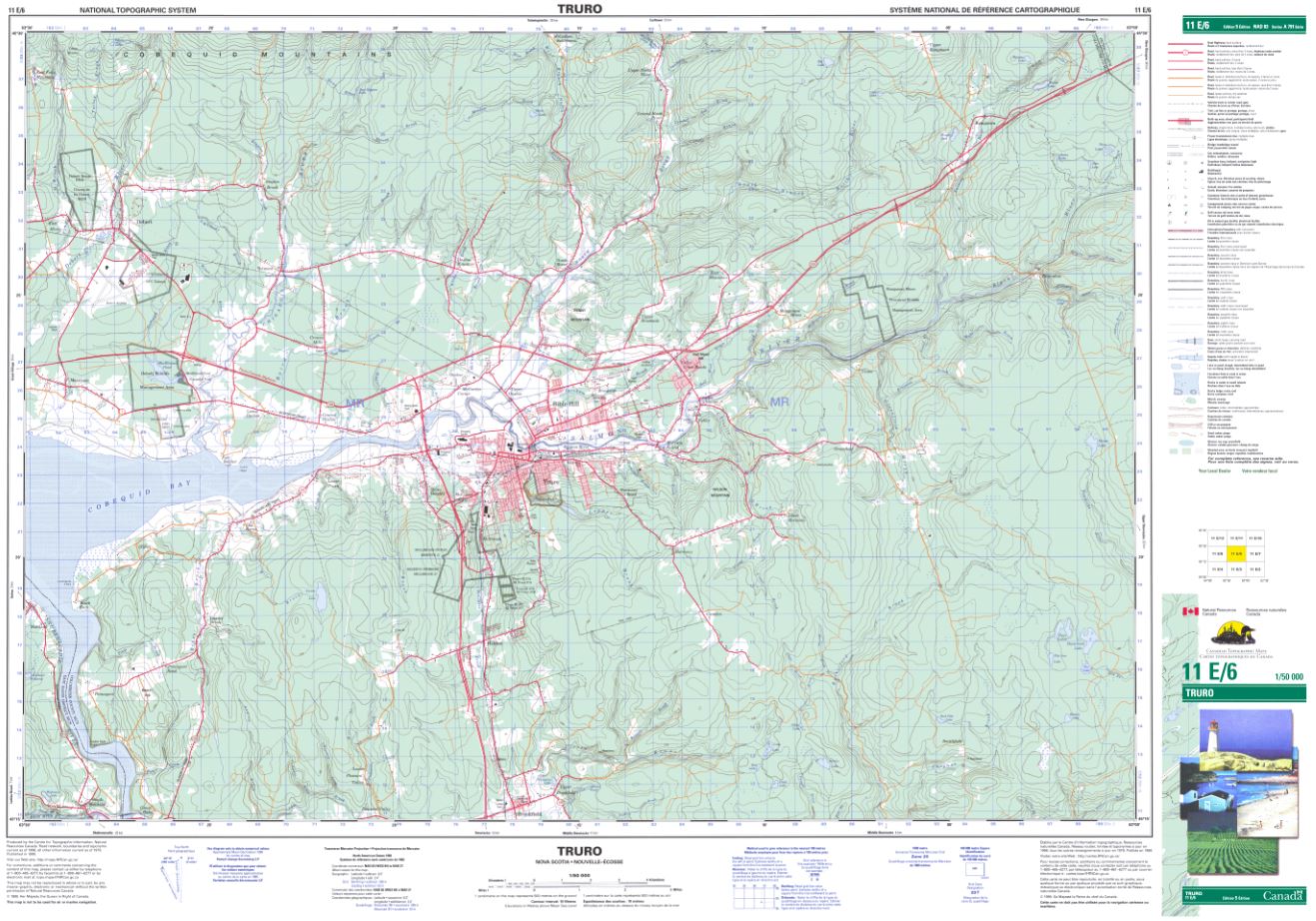 11e06 Truro Topographic Map Nova Scotia Maps And More 4293