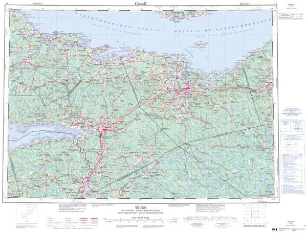 11e Truro Topographic Map Nova Scotia Maps And More 6188