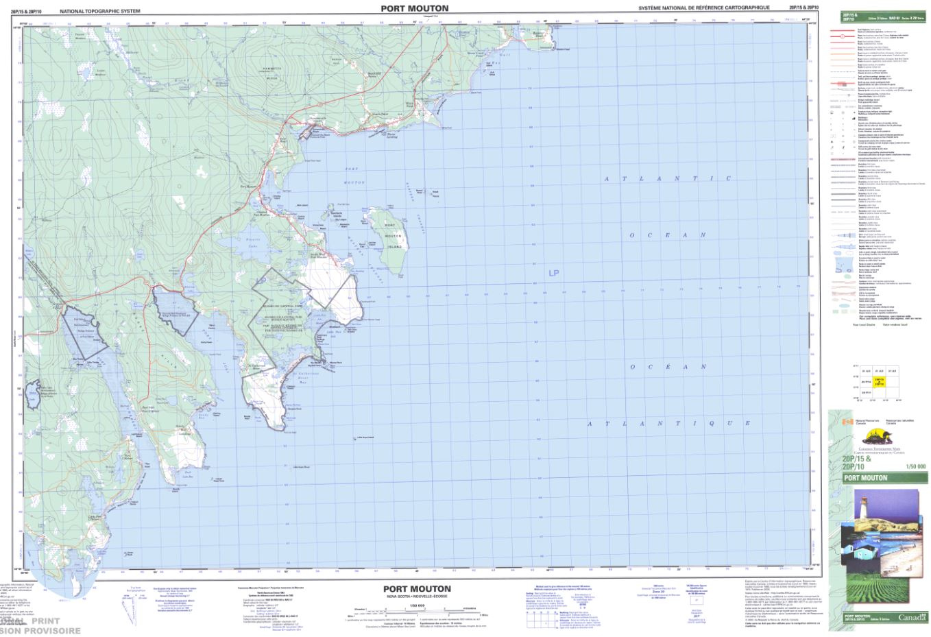 20p15 Port Mouton Topographic Map Nova Scotia Maps And More 6463