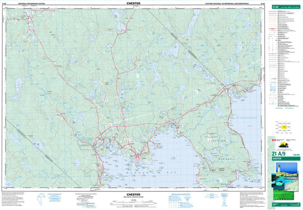 21a09 Chester Topographic Map Nova Scotia Maps And More 5711