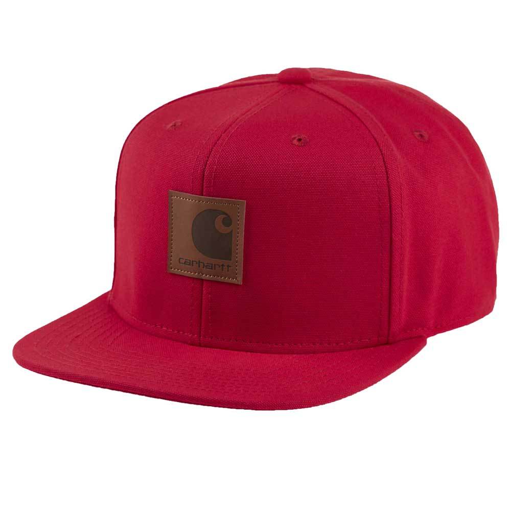 Carhartt Wip Logo Snapback Cap Cardinal Red