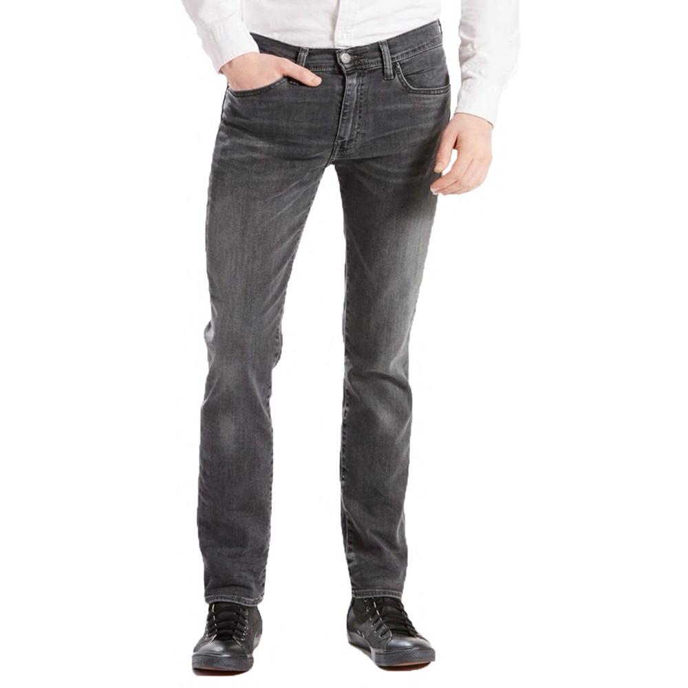 Levi's 511 Slim Fit Denim Jeans Headed East Warp Stretch - Grey 04511-