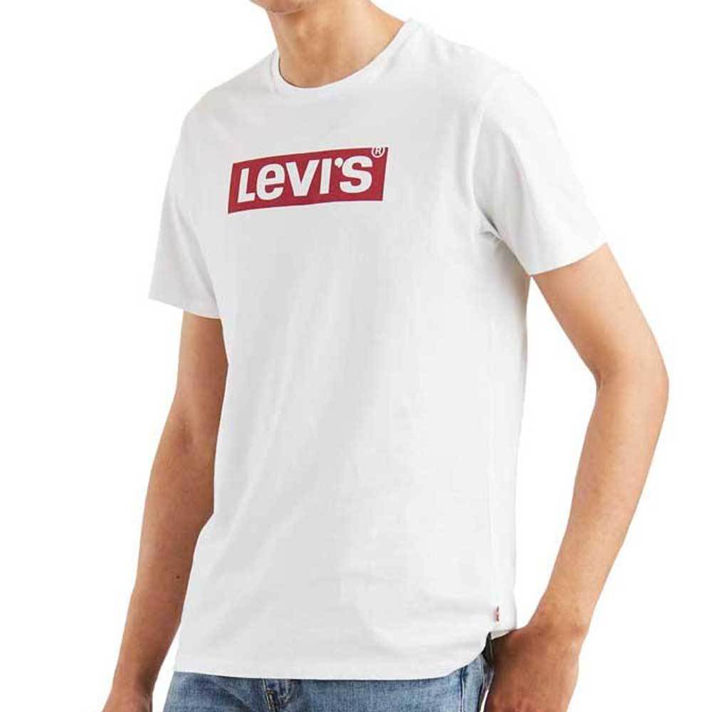 Levi's Graphic Setin Neck 2 Levis Logo T shirt - White