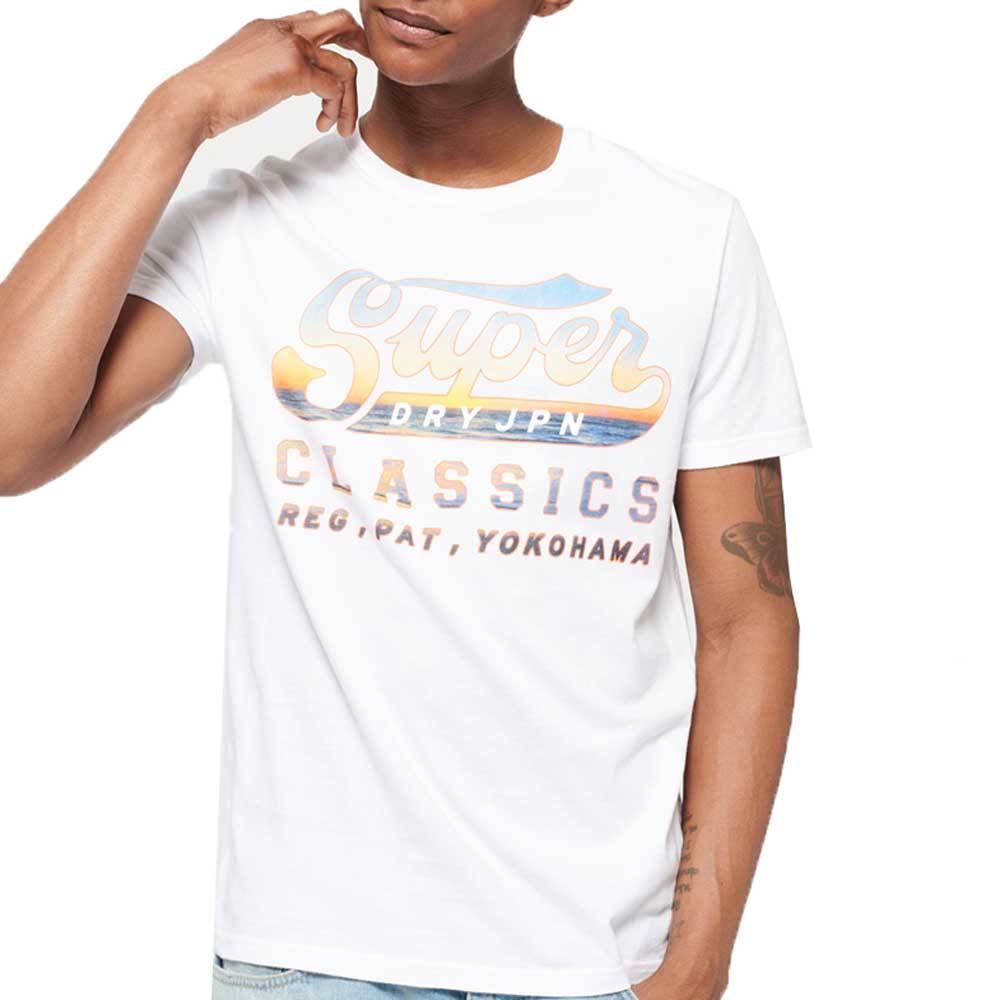 Superdry Classics Lite T-Shirt - Swoosh White M10111PQ