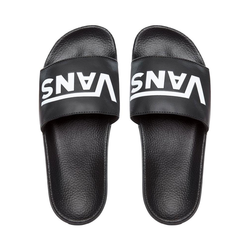 black vans sandals