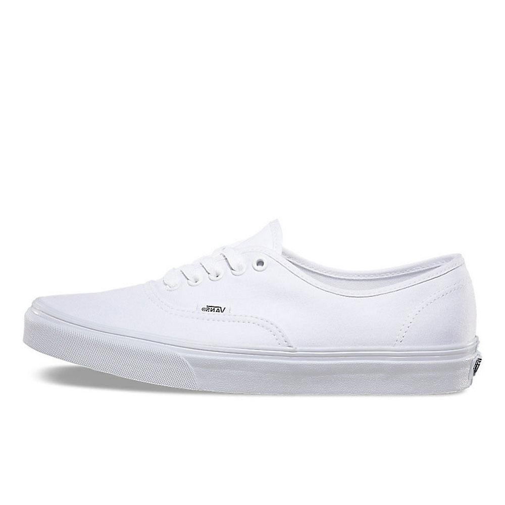 canvas vans white