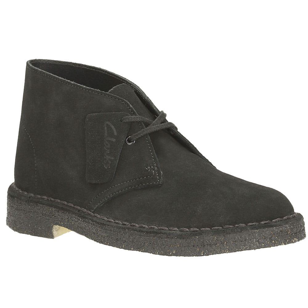 Clarks Originals Desert Boots - Black Suede 26107882