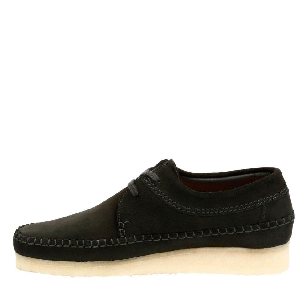 Clarks Originals Weaver Shoes - Black Suede 26117448
