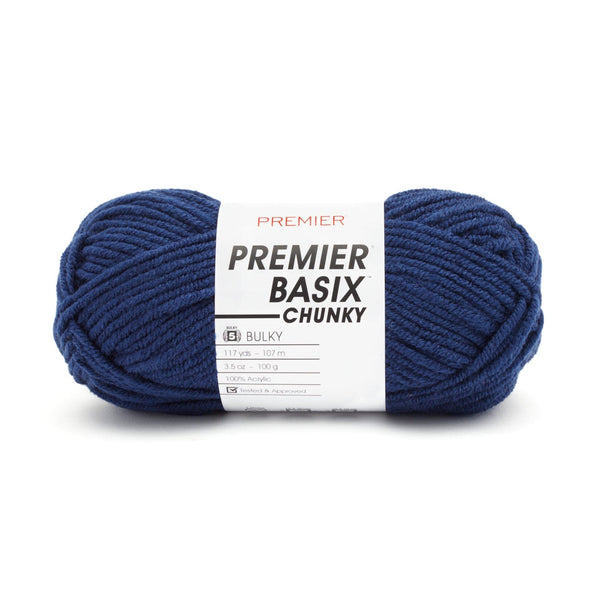 Premier Yarns Basix Chenille Yarn - Teal Blue 300g - Color: Teal