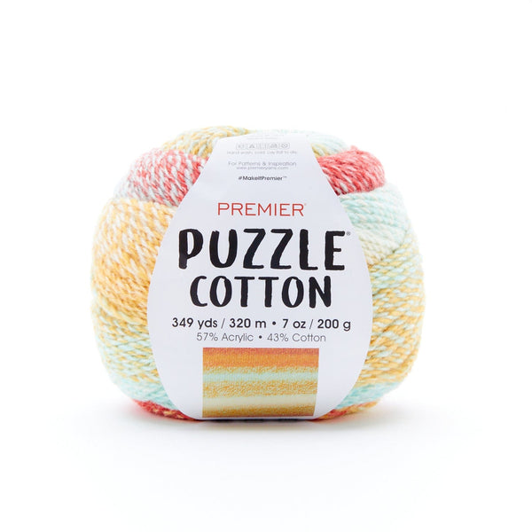 Premier Yarns - Have you tried Premier Puzzle? Each ball is made with 4  coordinating colors that combine to create ever-changing, softly blended  stripes. Pattern: Cheyenne Chevron Throw #crochet Yarn: Premier Puzzle