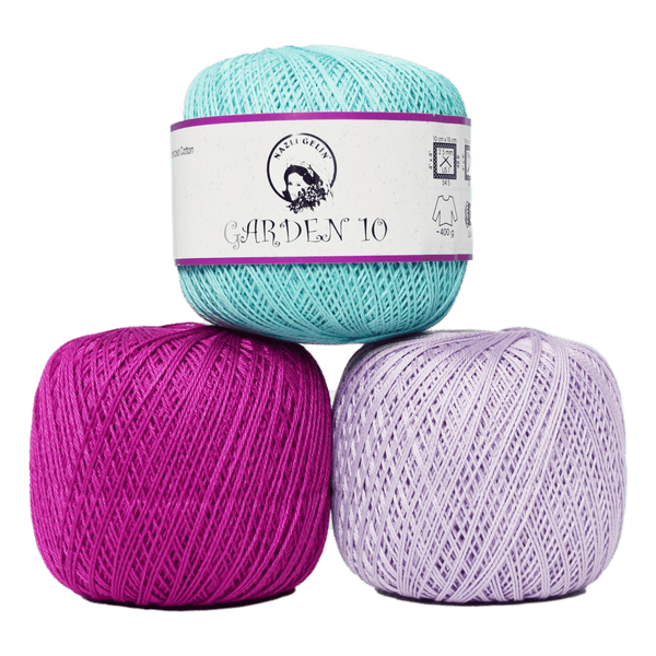 Crochet Thread Meggy, 295 Yards, 50 G, Cotton, Yarn, Golden Thread,  Metallic, Doily Thread, Blanket Thread, Yellow Thread, Christmas Colors 