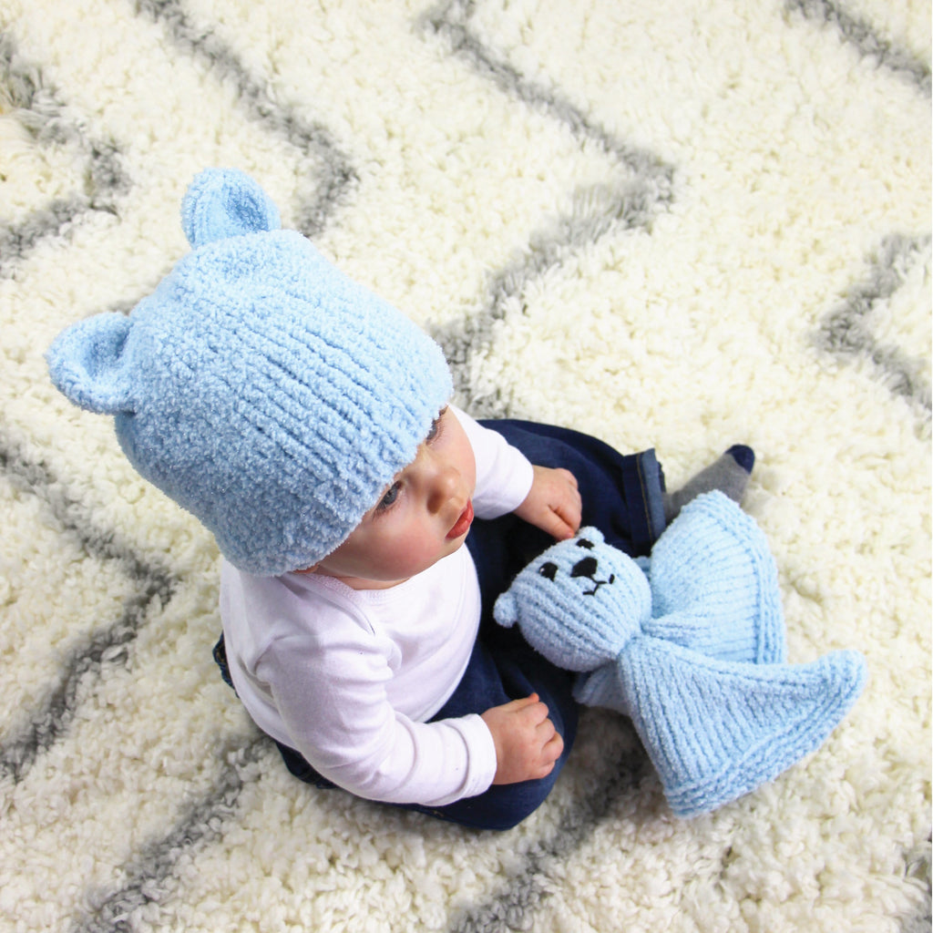 Little Bear Hat and Lovey – Premier Yarns