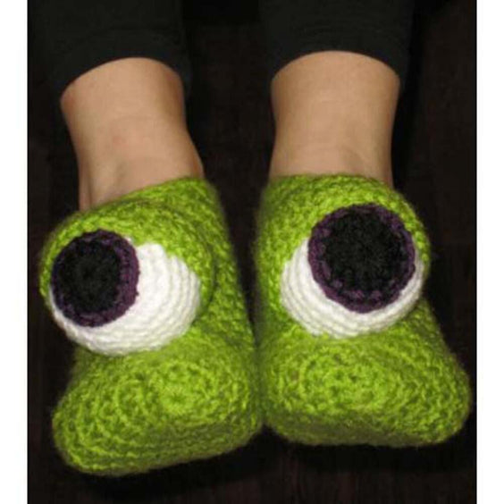 PremierÂ® Monster Eyes Slippers Crochet Pattern Free Download