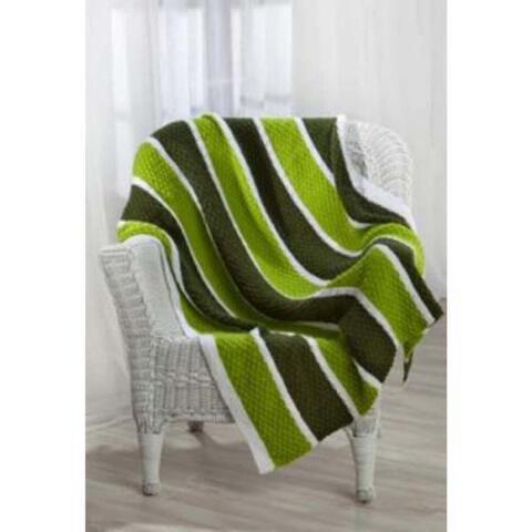 Premier Wide Stripes Throw Knit Pattern Free Download