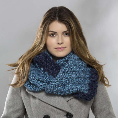 Premier® Diagonal Shells Cowl Free Download – Premier Yarns