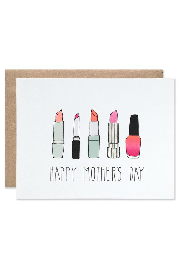 Hartland Brooklyn Lipstick Mother's Day Card