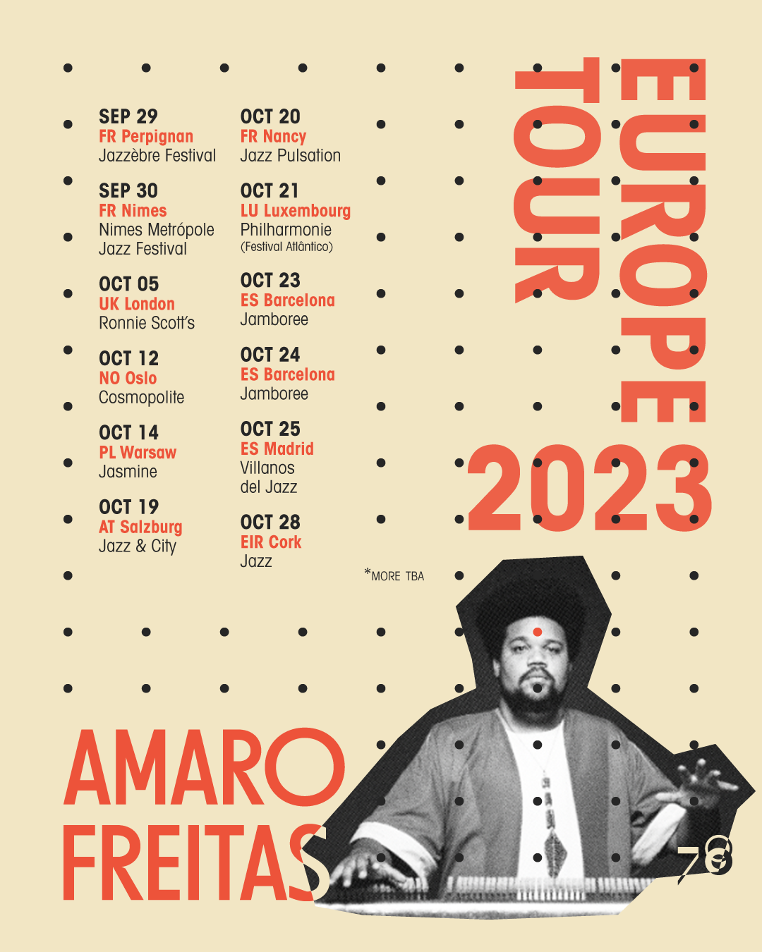 Amaro Freitas European Tour 2023