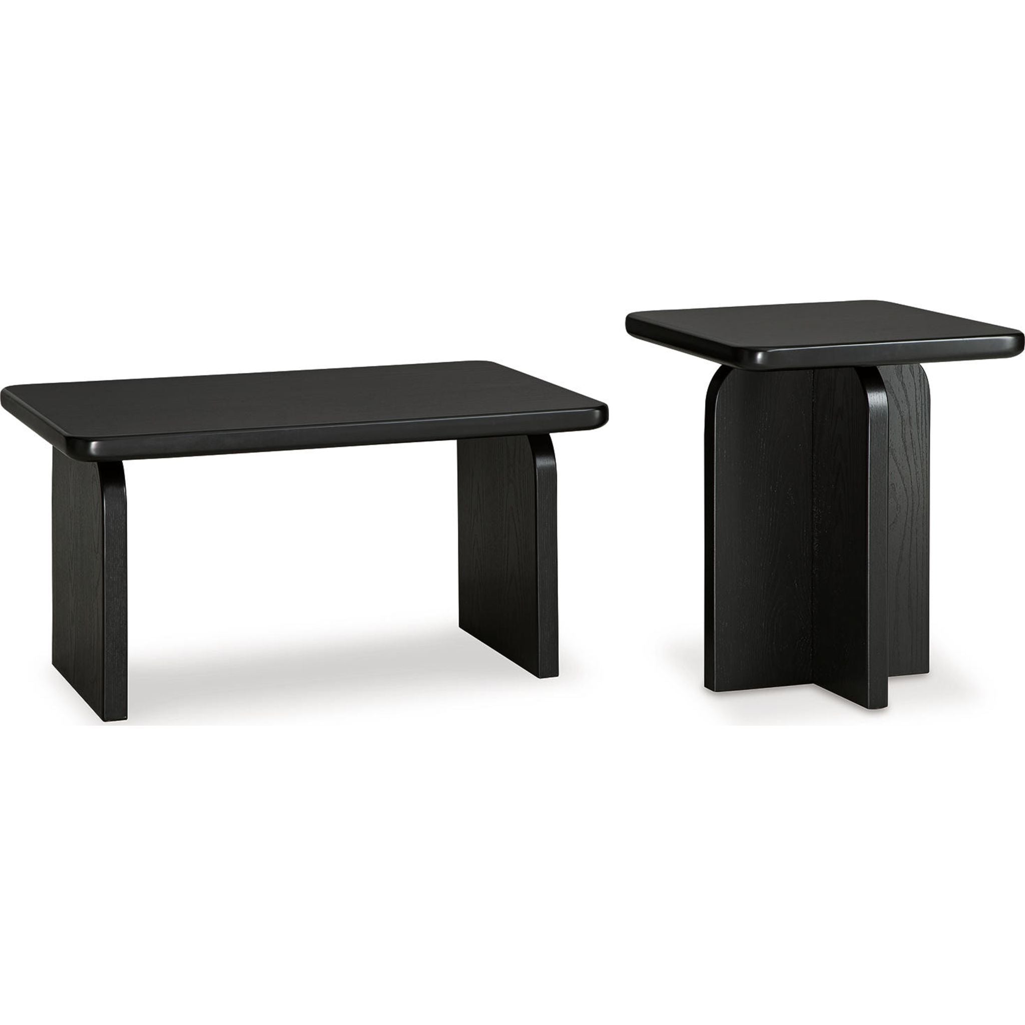 Mitchalli 2 Pack Tables - Black - smittys product image