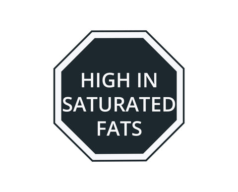 high in saturated fat