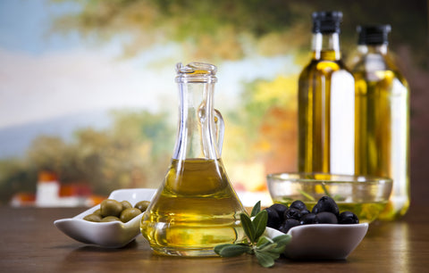 olive oil in bottle