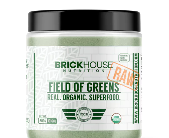 Image of BrickHouse Nutrition's Field of Greens organic superfood powder.