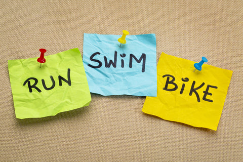 run swim bike triathlon words