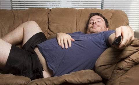 sedentary man overweight