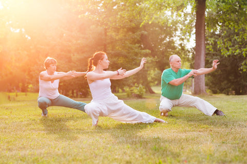 group of tai chi practitioners