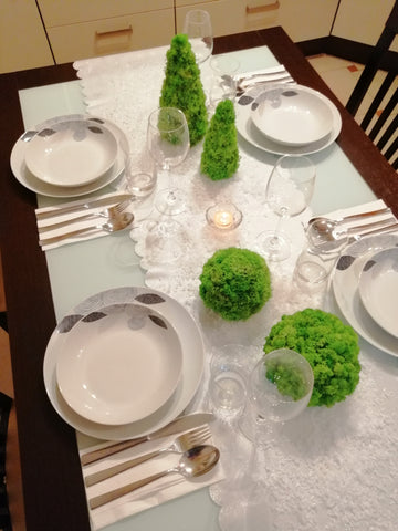 Moss table decor - Set 4