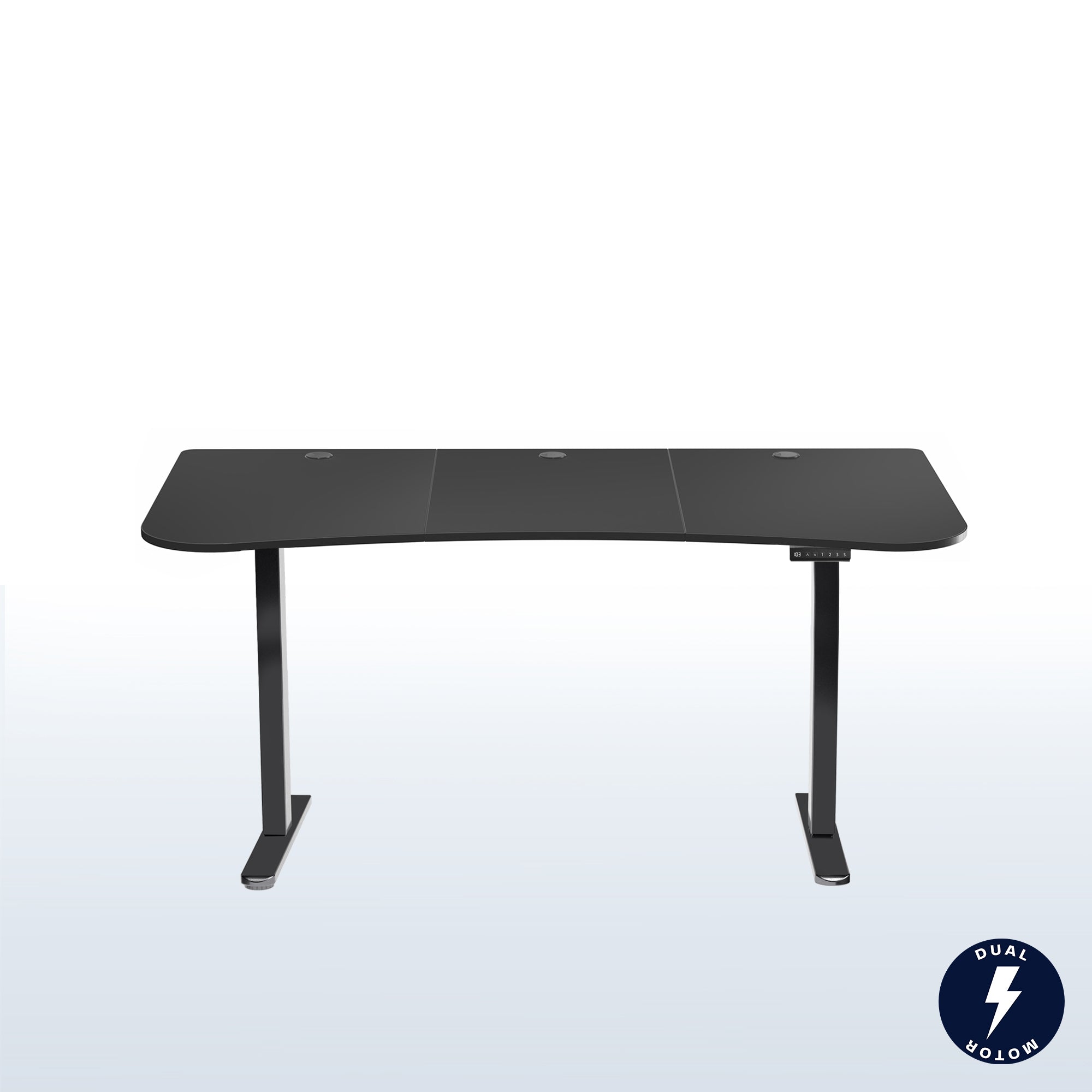 2B Series - 63" x 32" Dual Motor Electric Desk with Push Button Memory Controller