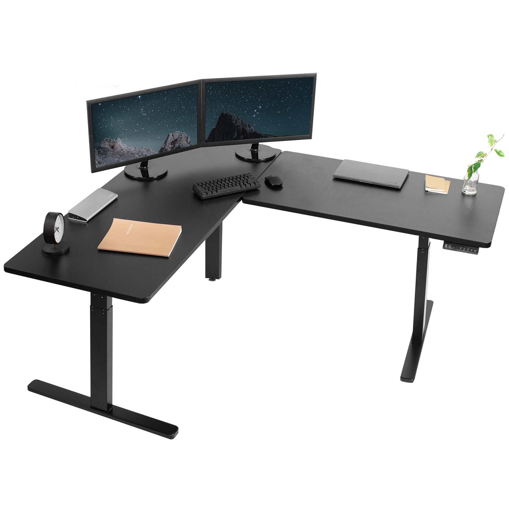 3E Series - Corner 67" x 60" Electric Desk with Memory Controller