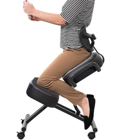 Posture Chair with Anti-Fatigue Mat – VIVO - desk solutions, screen  mounting, and more