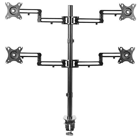 Quad Monitor Desk Mount – VIVO - desk solutions, screen mounting