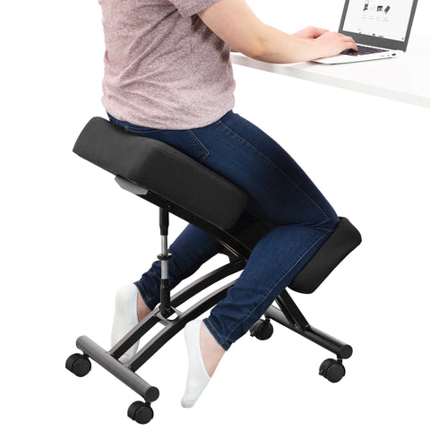 Posture Chair with Anti-Fatigue Mat – VIVO - desk solutions