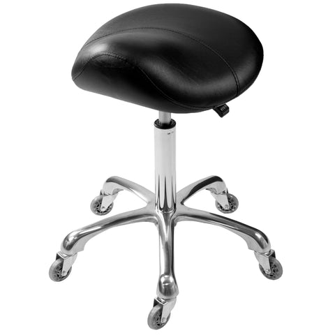 vivo Black Ergonomic Leaning Chair with Anti-Fatigue Mat for Home and Office