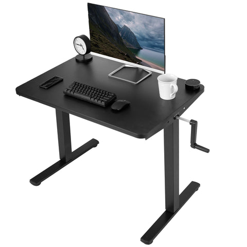 VIVO Black Ergonomic Height Adjustable Standing Foot Rest Relief Platform  for Standing Desks STAND-FT01 : : Home