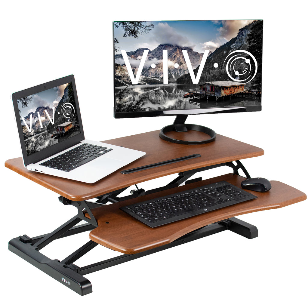 Desk V000ka Wood 32 Desk Riser Vivo Desk Solutions Screen